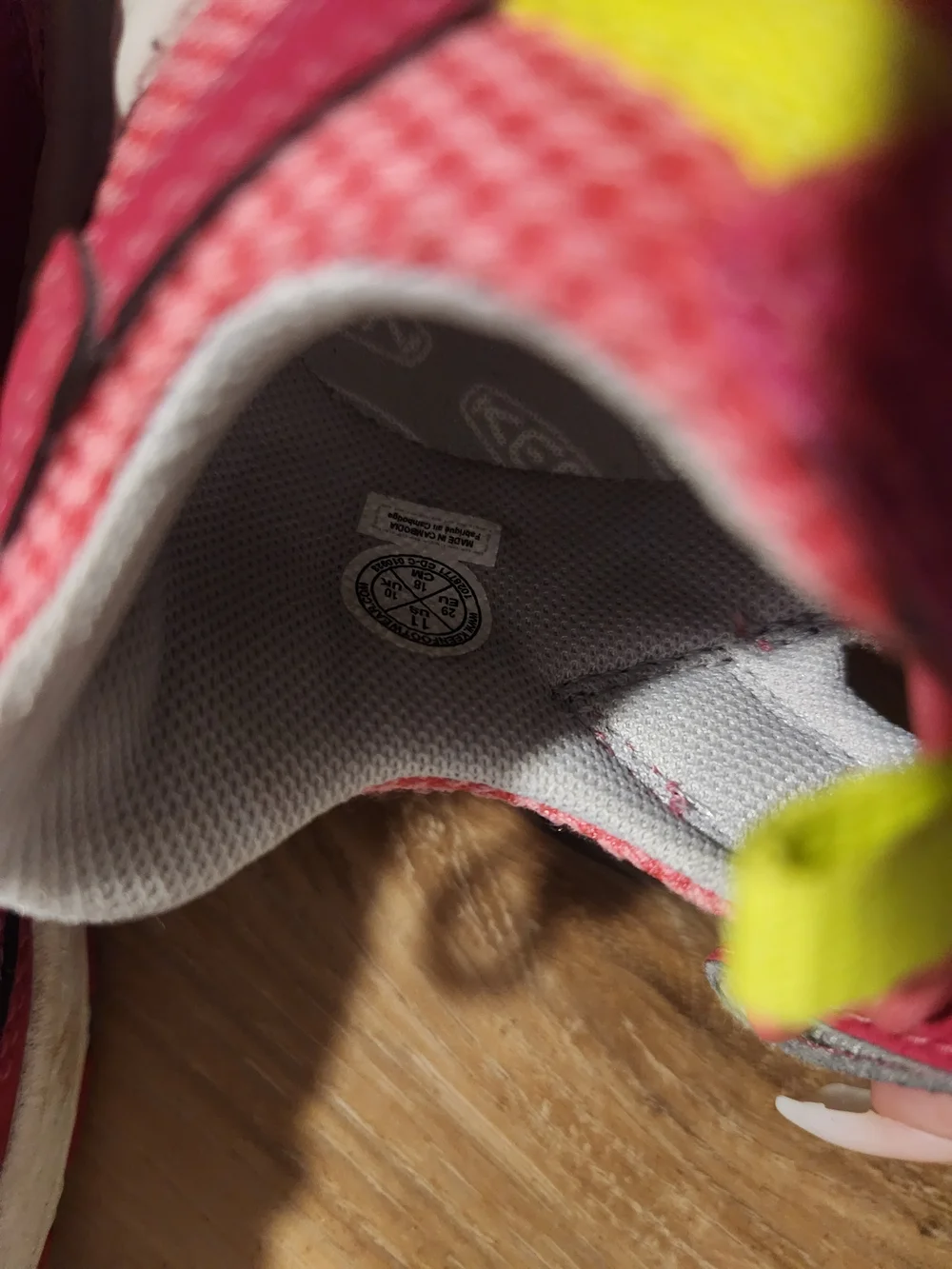 Keen Kids Pink and Yellow Sandal Water Shoes Size 11